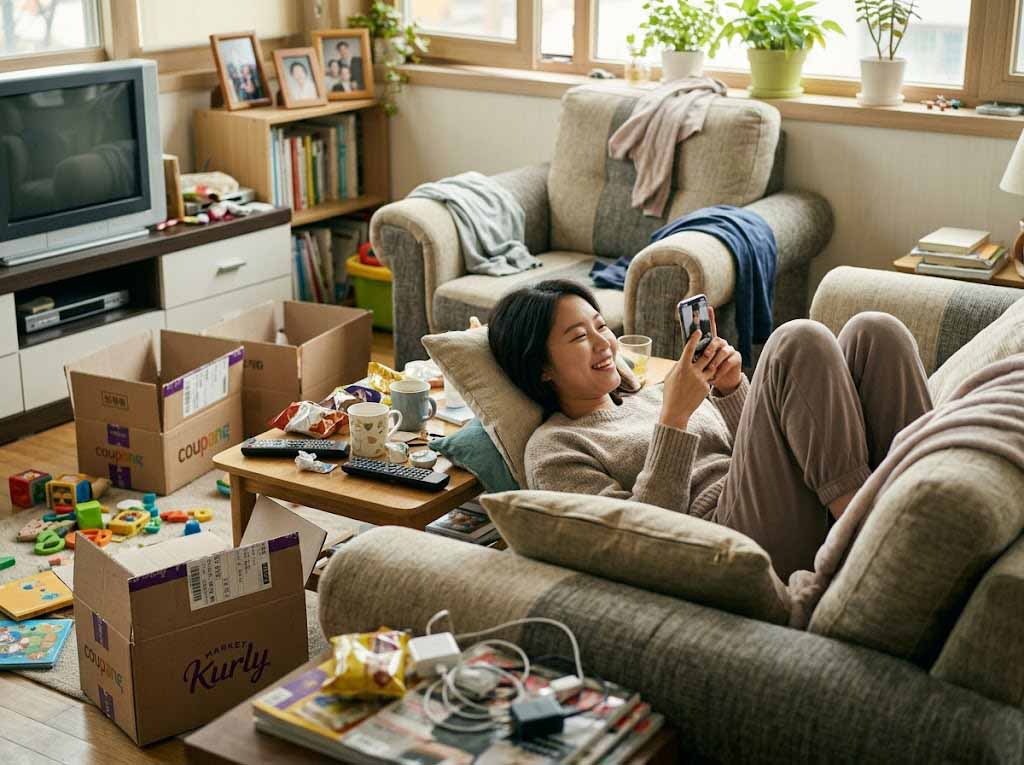 미루는 습관 원인 중 하나인 즉각적인 보상과 도파민 중독을 보여주는 스마트폰을 보는 사람의 모습입니다.